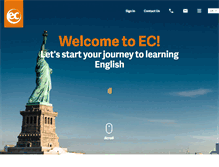 Tablet Screenshot of ecenglish.com